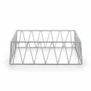 Vague Medium Silver 1/1 GN Rectangular Display Stand Riser