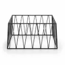 Vague Tall Black 1/1 GN Rectangular Display Stand Riser