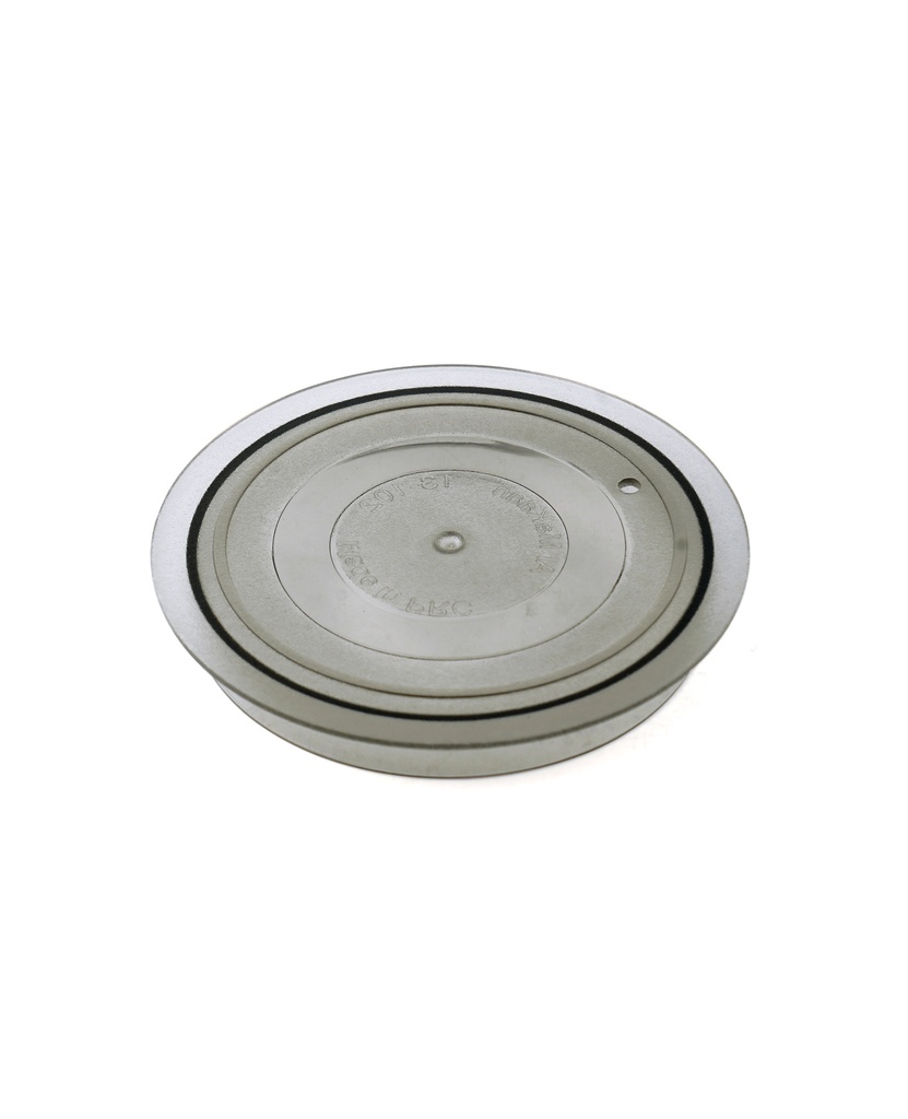 غطاء دائري صغير من البولي كربونات لون دخاني