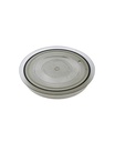 Vague Plastic Small Round Cover Smoke Color