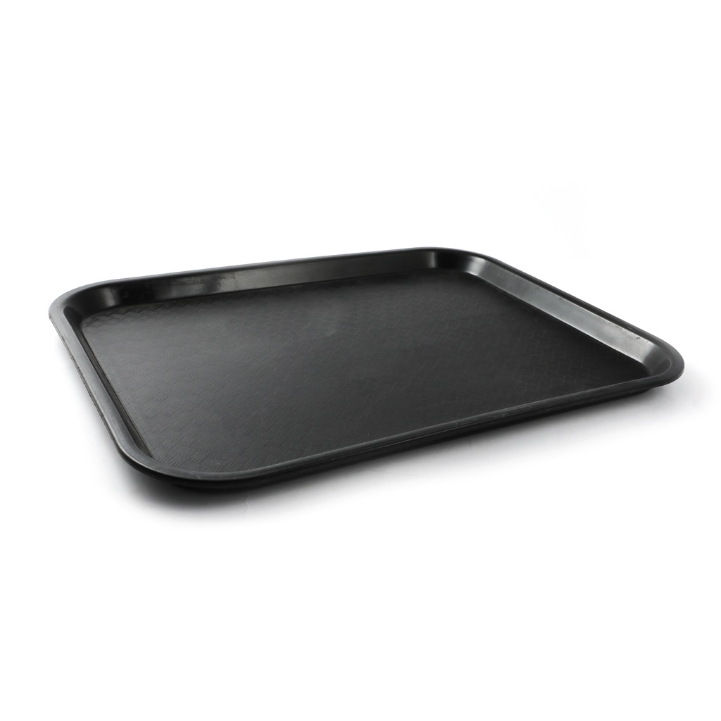 Vague Fast Food Tray Plastic 45 cm x 35 cm Black