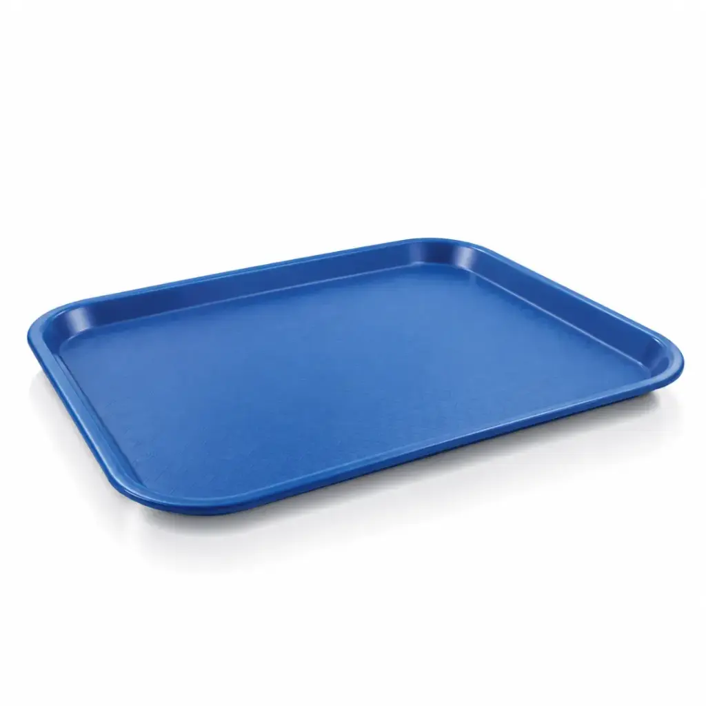 Vague Fast Food Tray Plastic 45 cm x 35 cm Blue