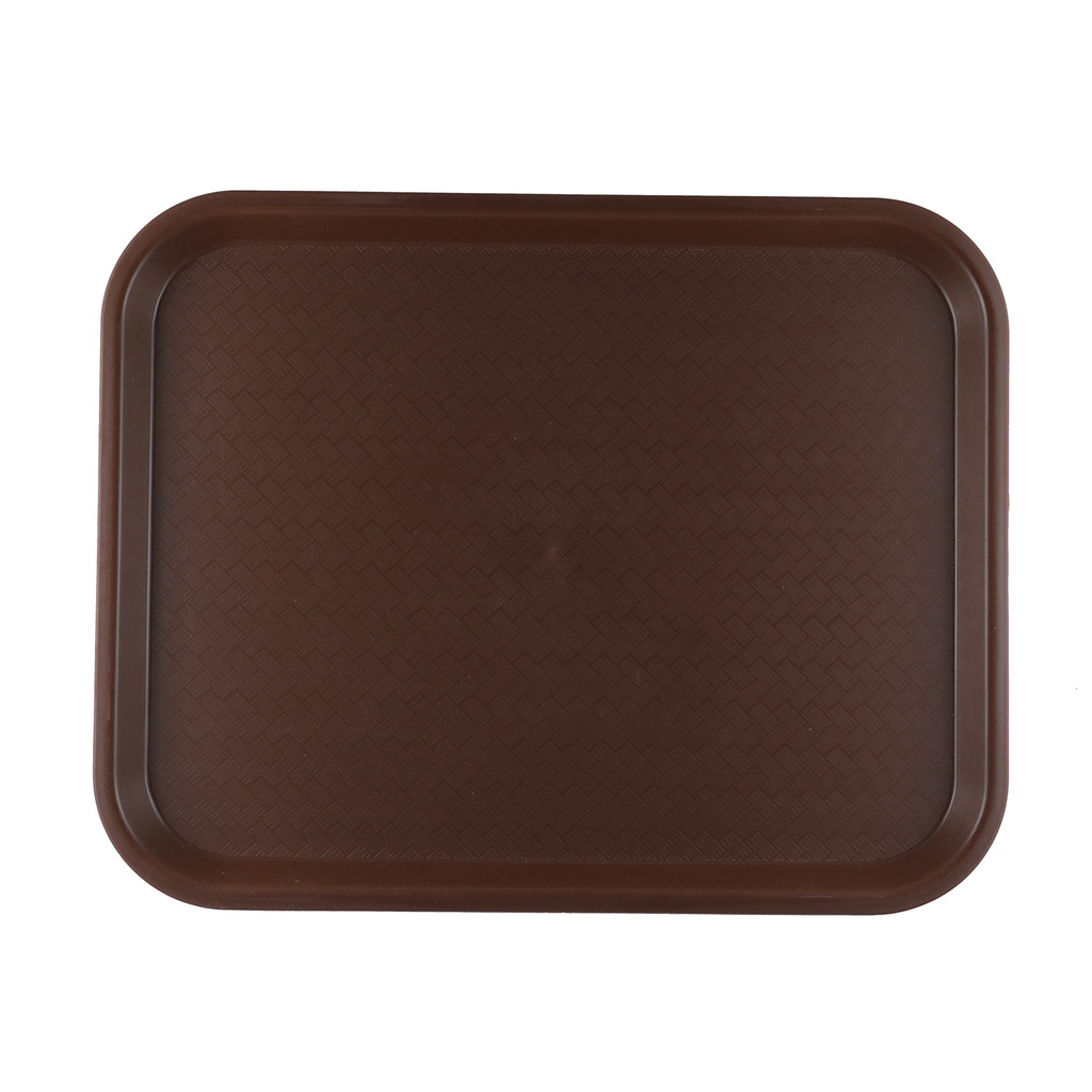 Vague Fast Food Tray Plastic 45 cm x 35 cm Brown