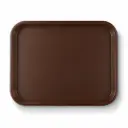 Vague Fast Food Tray Plastic 45 cm x 35 cm Brown