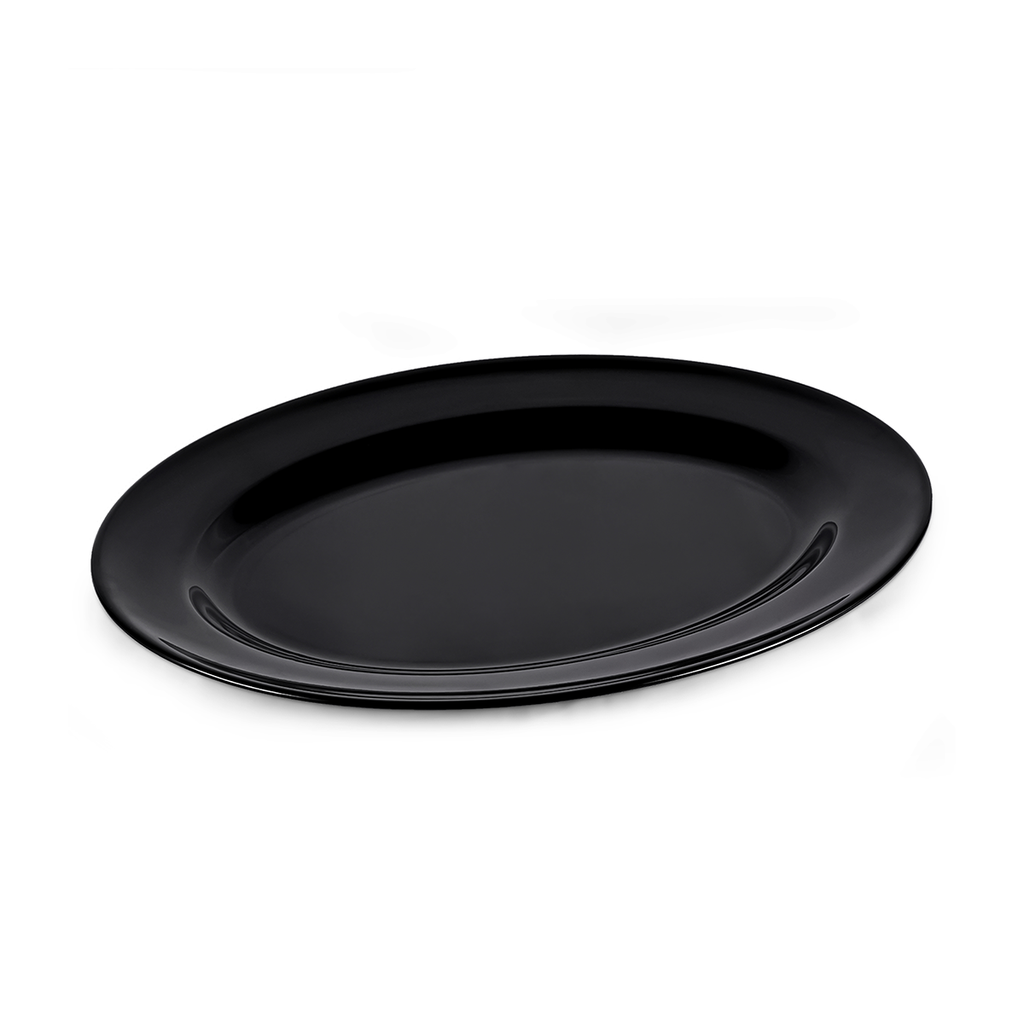 Vague Melamine Oval Plate 41 cm