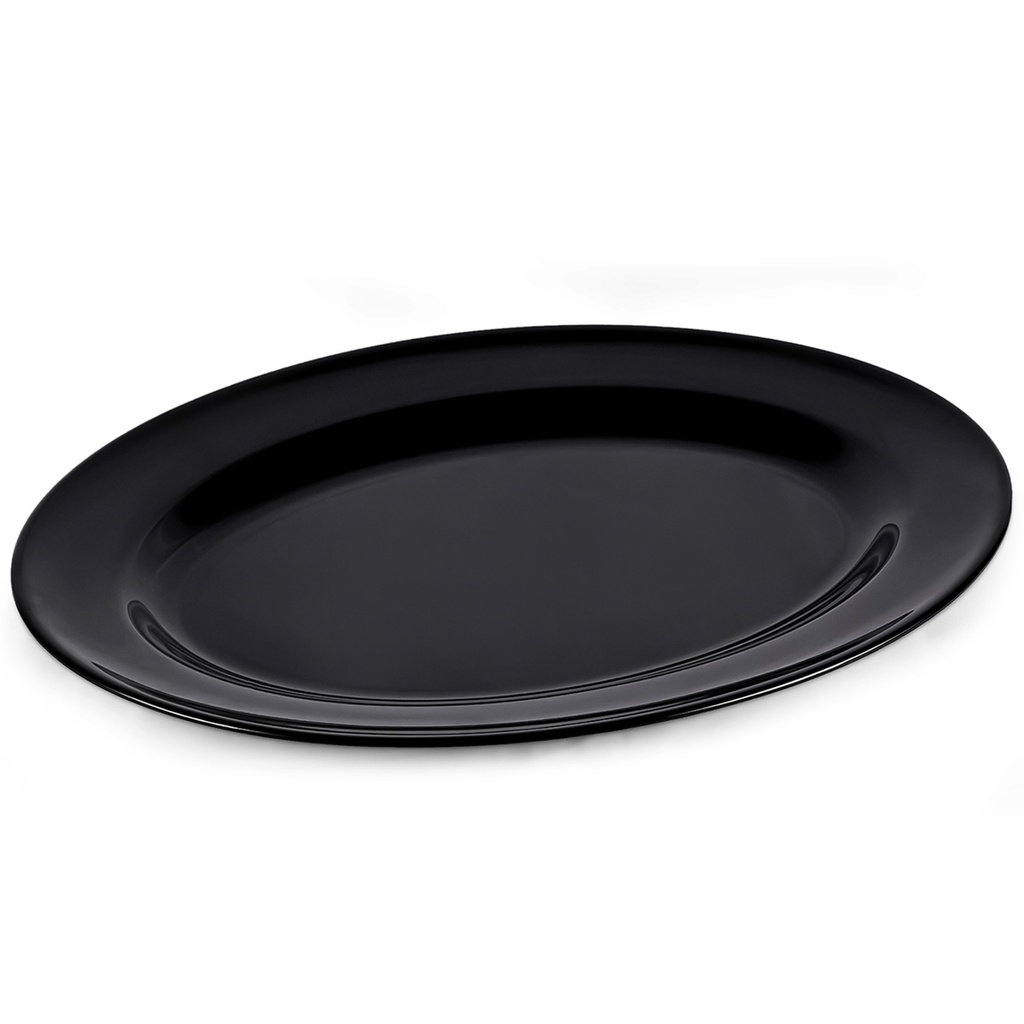 Vague Melamine Oval Plate 45.5 cm