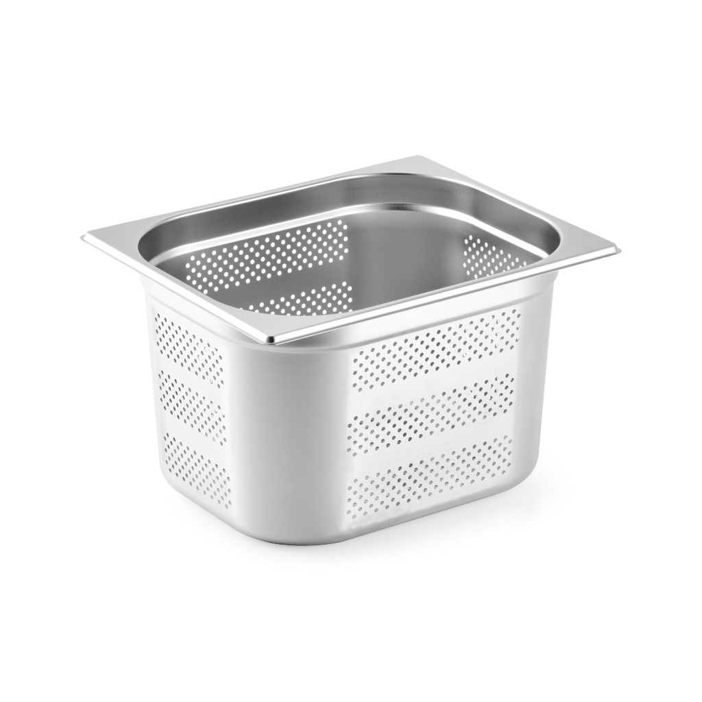 Vague Stainless Steel Perforated Gastronorm Pan GN-Perforated 1/2 -200 mm