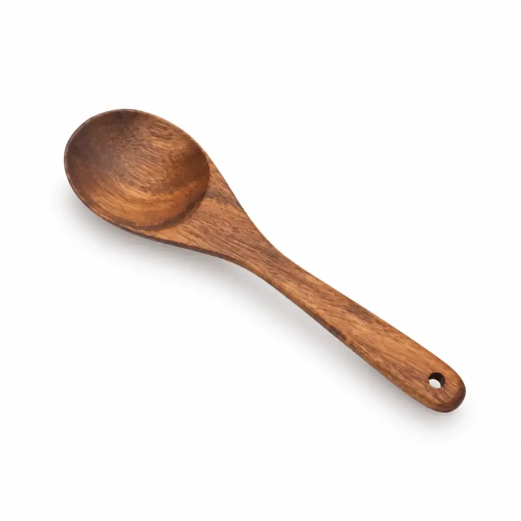 Vague Wooden Salad Spoon 26 x 7 cm