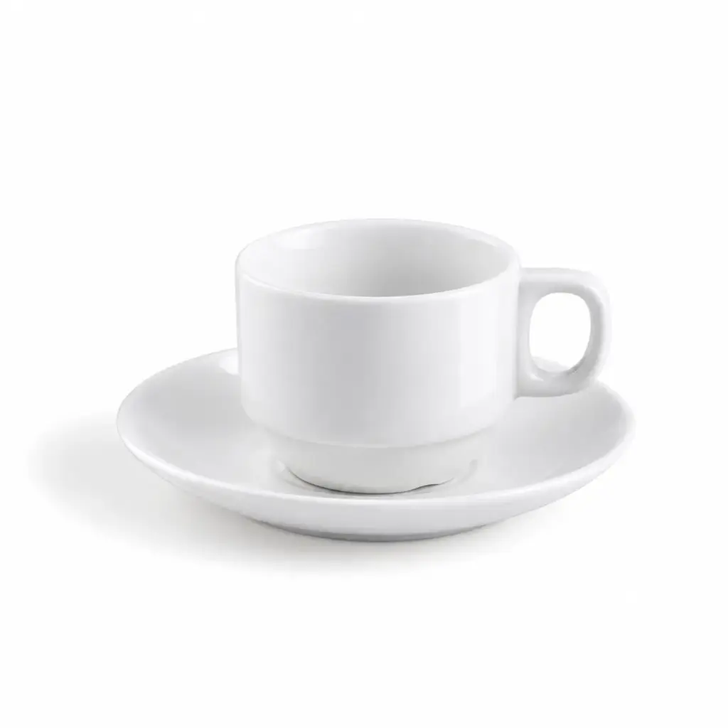 Ivory Porcelain B2B Tea Cup & Saucer 230 ml