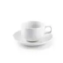 Porceletta Ivory Porcelain Coffee and Tea Cup & Saucer 80 ml