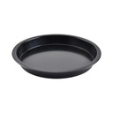 صينية بيتزا ألومنيوم باللون الأسود 24 سم