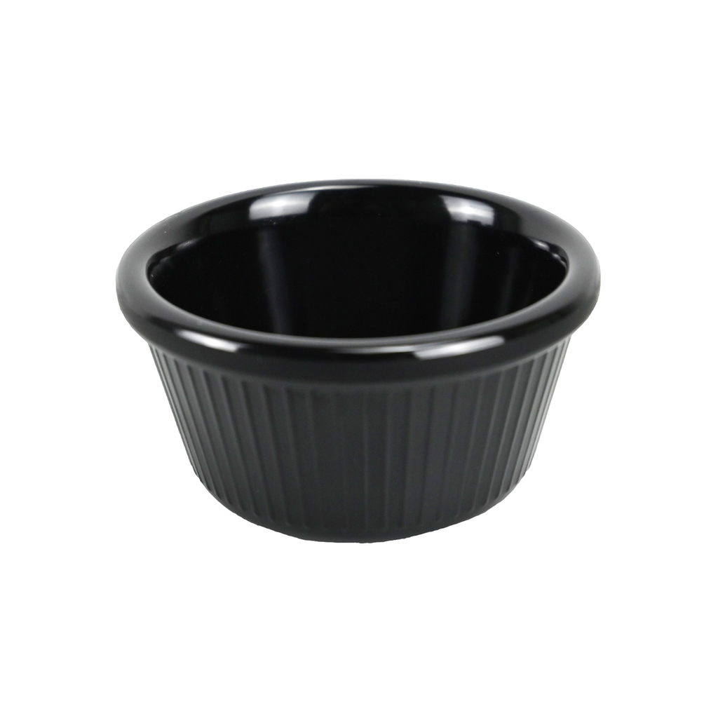 Vague Black Melamine Ramekin 5.7 x 2.5 cm