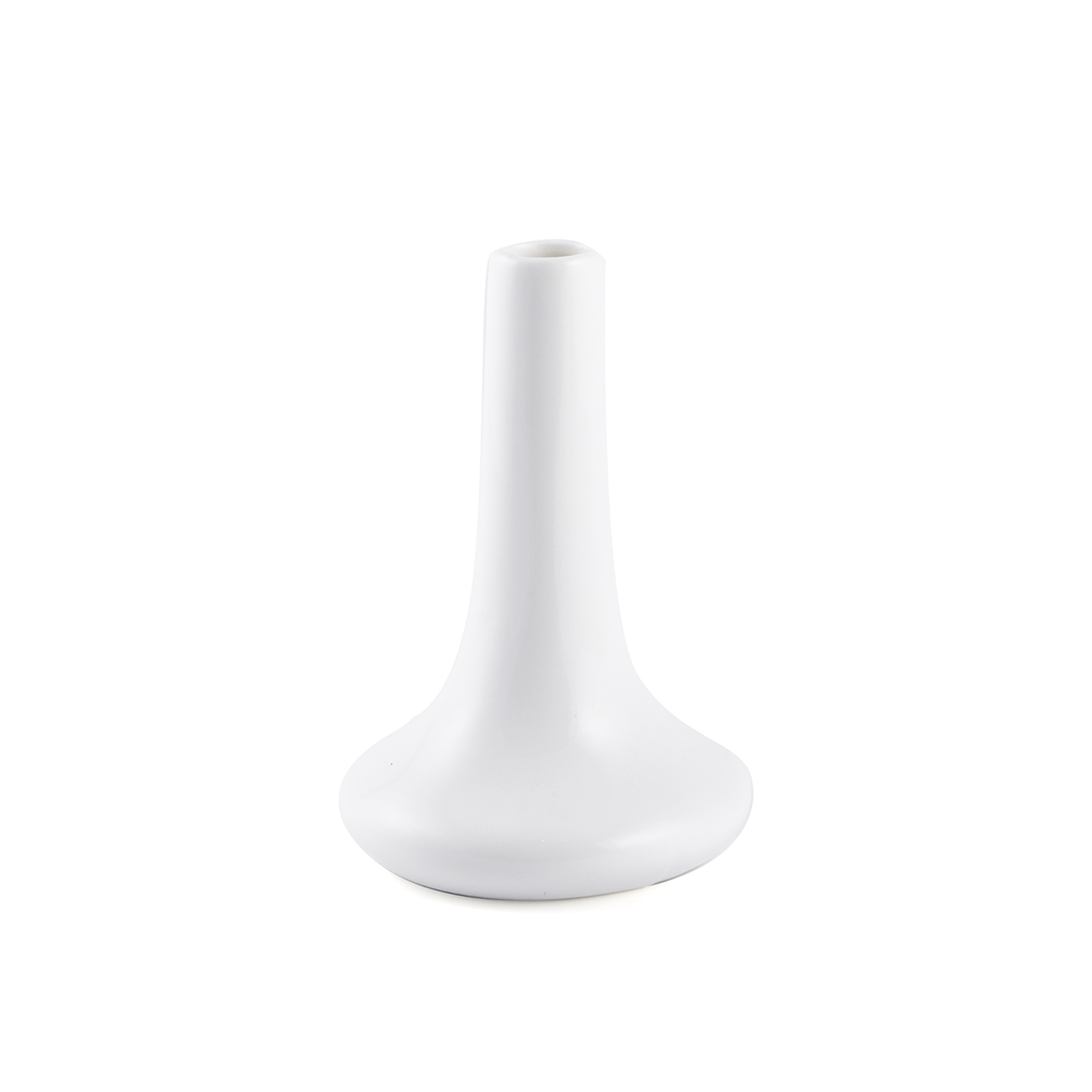 Porceletta Ivory Porcelain Persi mmon Vase 14 cm