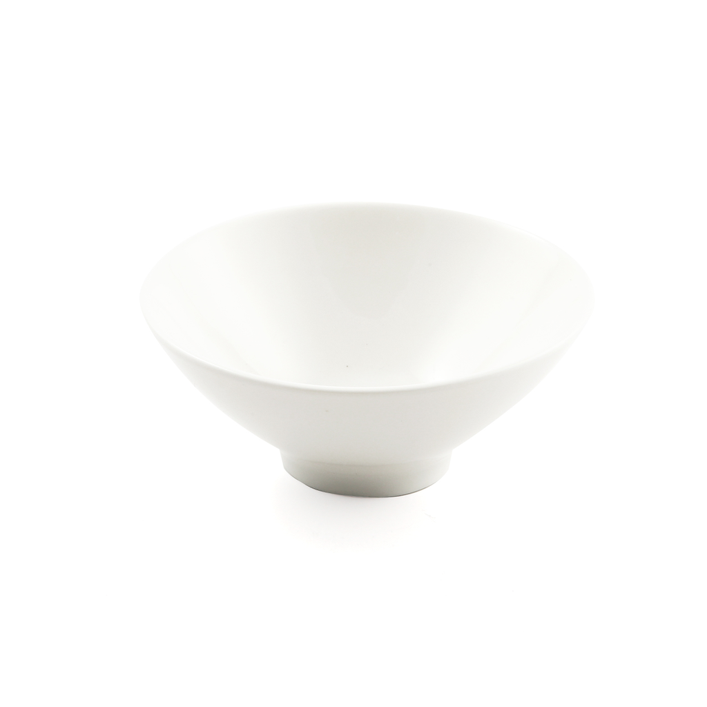 Porceletta Ivory Porcelain Bugle Conic Bowl 10 cm / 4"