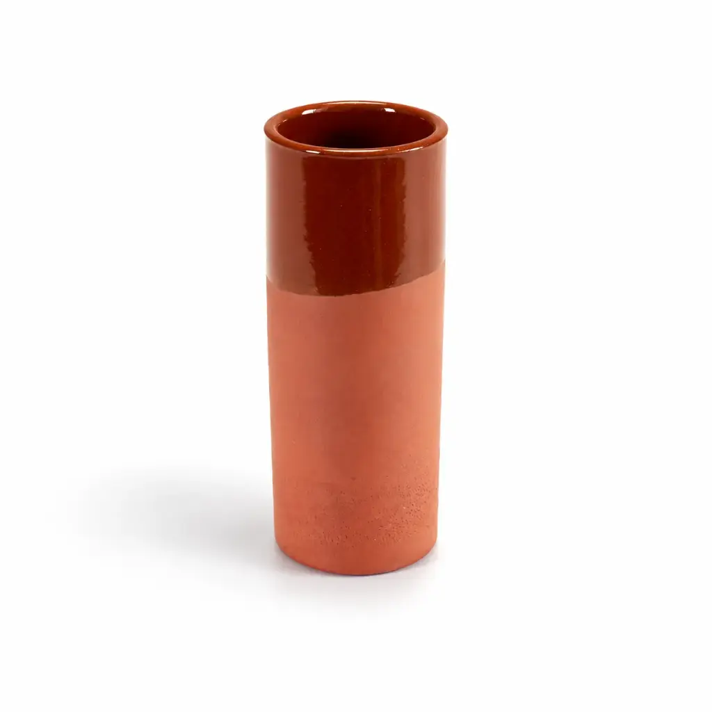 Arte Regal Brown Clay Vase Tube 330 ml / 12968