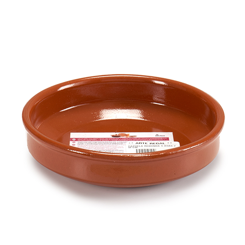 Arte Regal Brown Clay Round Deep Plate 20 cm / 33351