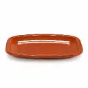 Arte Regal Brown Clay Flat Rectangular Plate 26 cm / 11" / 99526