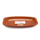 Arte Regal Brown Clay Flat Rectangular Plate 35 cm / 14" / 99525