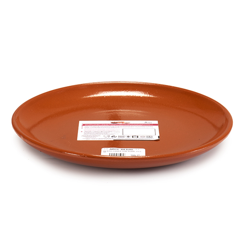 Arte Regal Brown Clay Large Steak Plate 29 cm / 12" / 99529