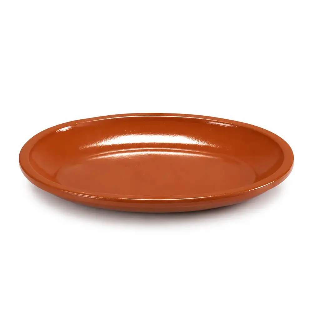 طبق فخار بيضاوي 31سم / 99528