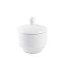 Porceletta Ivory Porcelain Jar with Lid