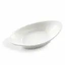 Porceletta Ivory Porcelain Oval Dish 9 cm