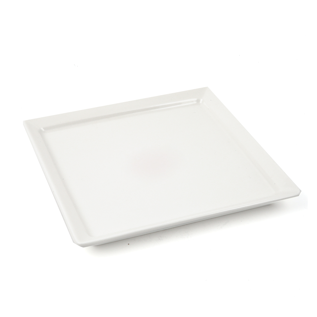 Porceletta Ivory Porcelain Square Plate 30 cm / 12"