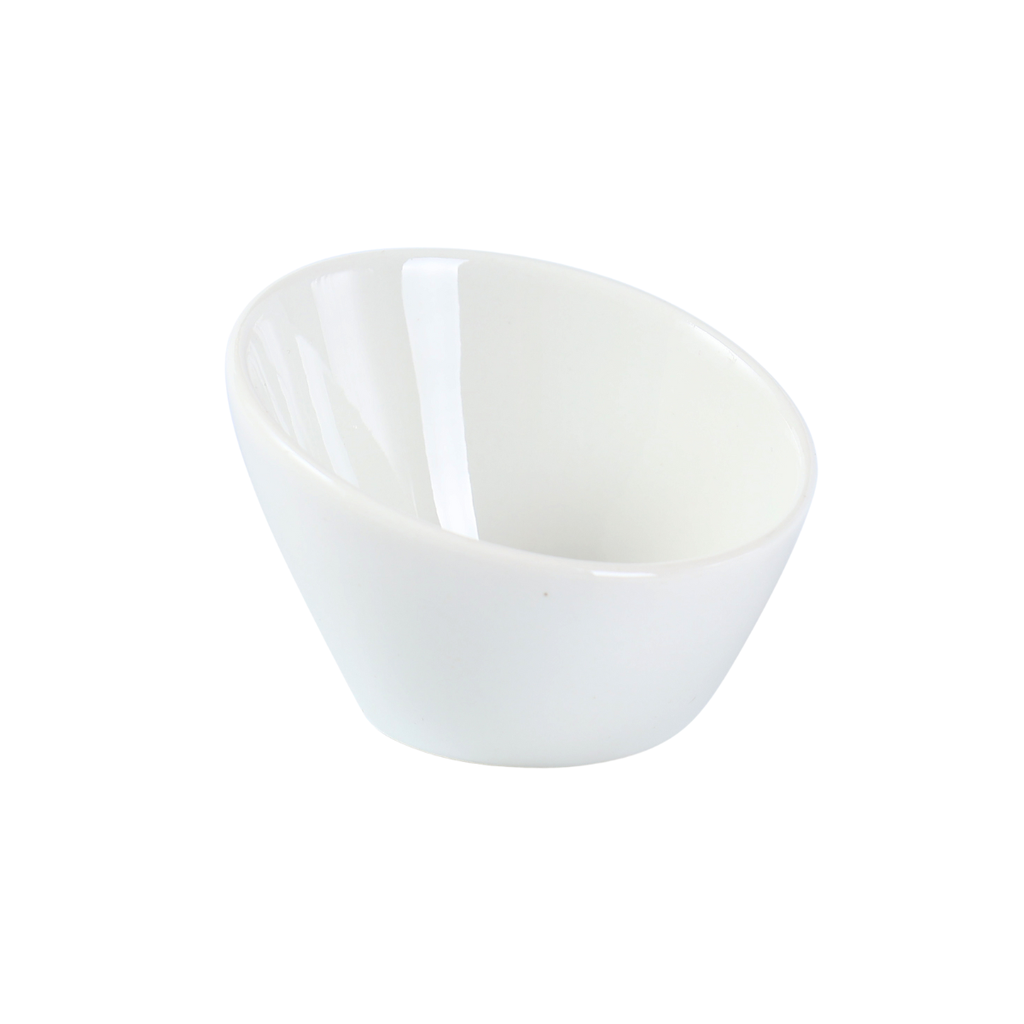 Porceletta Ivory Porcelain Miniature Bowl 3.5"