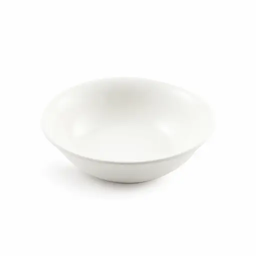 [08-361] Porceletta Ivory Porcelain Rimmed Salad Bowl 17.5 cm