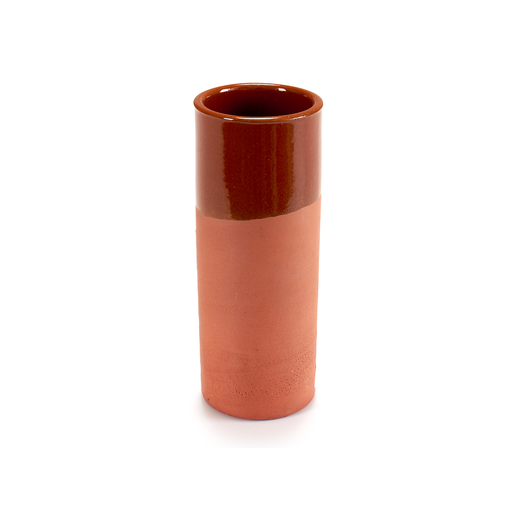 [32-003] Arte Regal Brown Clay Vase Tube 330 ml / 12968