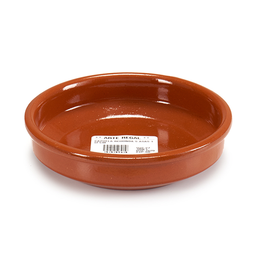 [32-011] Arte Regal Brown Clay Round Deep Plate 16 cm / 33353