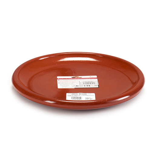 [32-015] Arte Regal Brown Clay Steak Thick Plate 26 cm / 10" / 39347