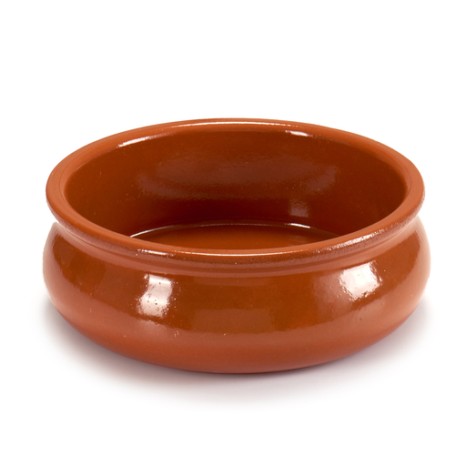 [32-035] Arte Regal Brown Clay Belly Cooking Bowl 18 cm / 99514
