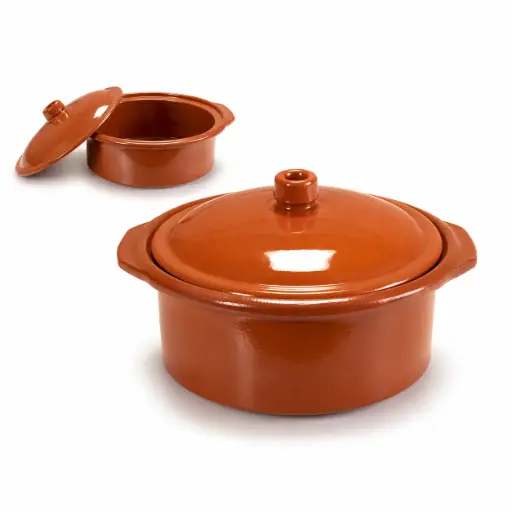 [32-056] Arte Regal Brown Clay Cooking Pot 4.5 Liter / 99532