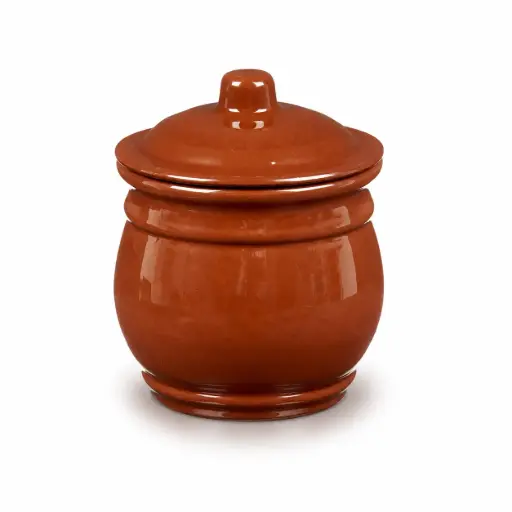 [32-072] La Dehesa Clay Small Jar 230 ml Brown