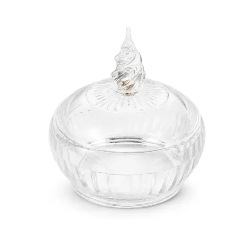 [02-1323] Vague Small Round Acrylic Date Bowl 11.5 cm