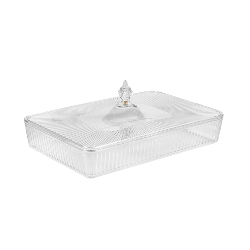 [02-1348] Vague Rectangle Acrylic Candy Box Set 40.2 x 27.2 x 7 cm