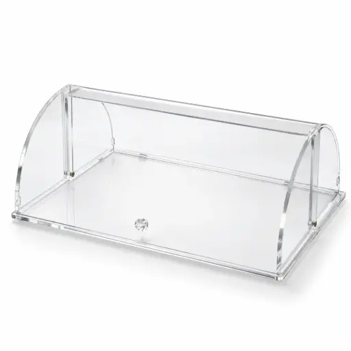 [02-550] Vague Acrylic Cake & Dessert Flip Box 45 cm