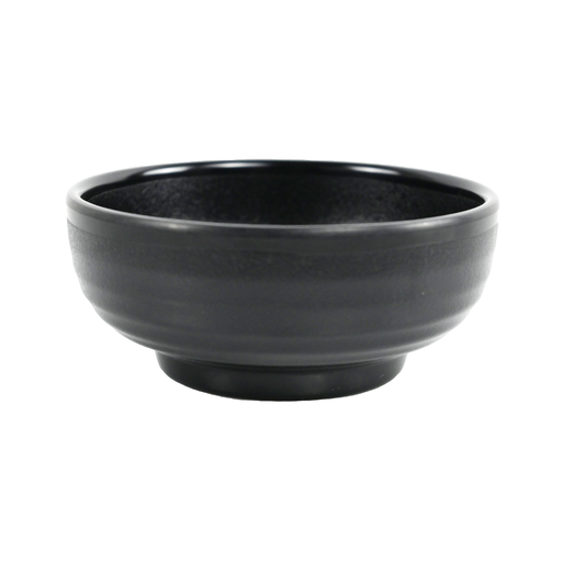 [36-677] Vague Black Melamine Round Bowl 5.5"