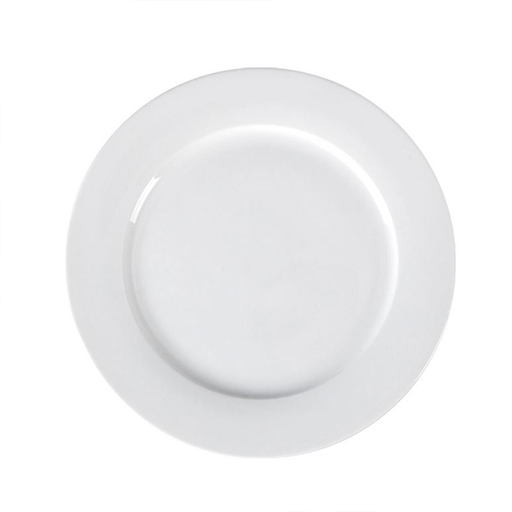 [08-039] Porceletta Ivory Porcelain Flat Plate 15.5 cm / 6"