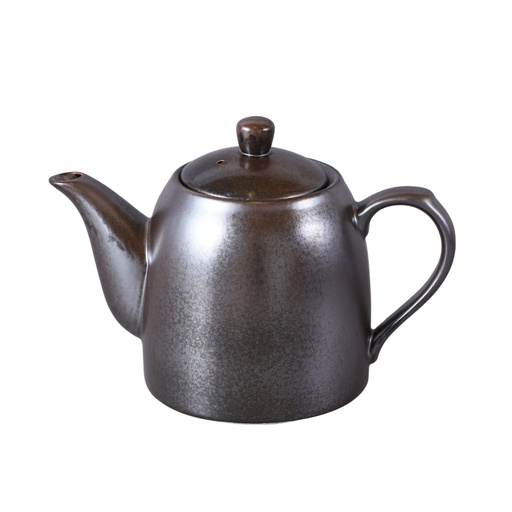 [08-065D3] ابريق قهوة بورسلان 700 مل لون اسود 