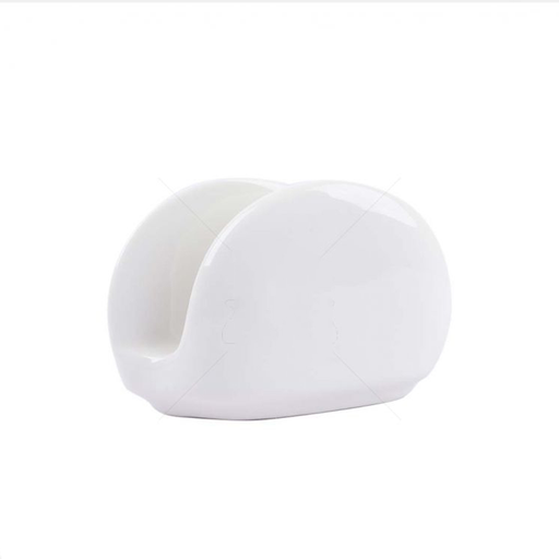 [08-088] Porceletta Ivory Porcelain Napkin Holder 11 cm