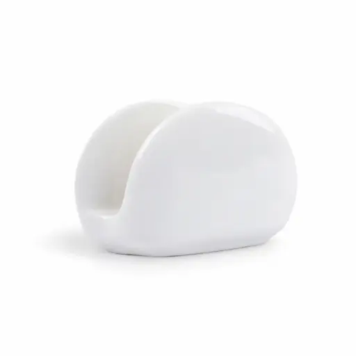 [08-088] Porceletta Ivory Porcelain Napkin Holder 11 cm