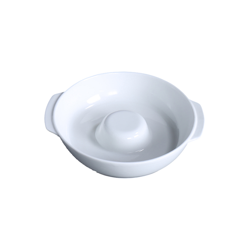 [08-1522] Porceletta Ivory Porcelain Baking Round Dish