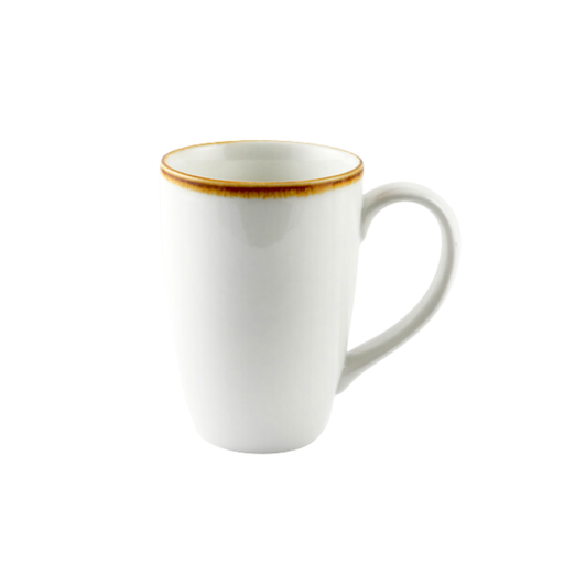 [08-158D1] Porceletta Ivory Mocha Porcelain Tea Coffee Mug