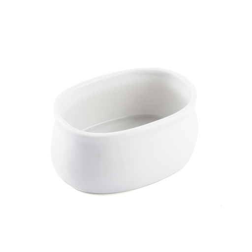 [08-159] Porceletta Ivory Porcelain Sugar Pot 4"