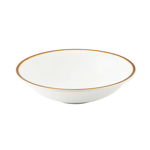 [08-422D1] Porceletta Ivory Mocha Porcelain Salad Bowl 17 cm