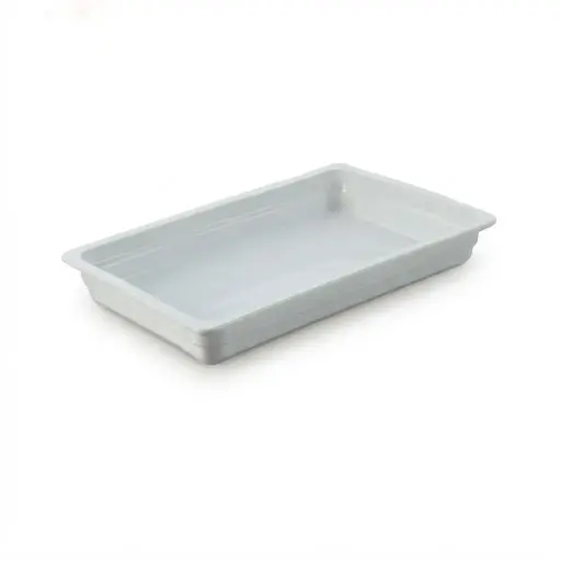 [08-432] Porceletta Ivory Porcelain 1/1 6.5 cm Full Rec. Chafing Dish Insert