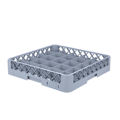 [BFP-077] Vague 25 Compartment Glass Rack Grey