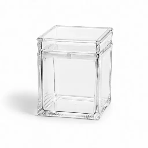 [02-940] Vague Acrylic Square Canister 470 ml